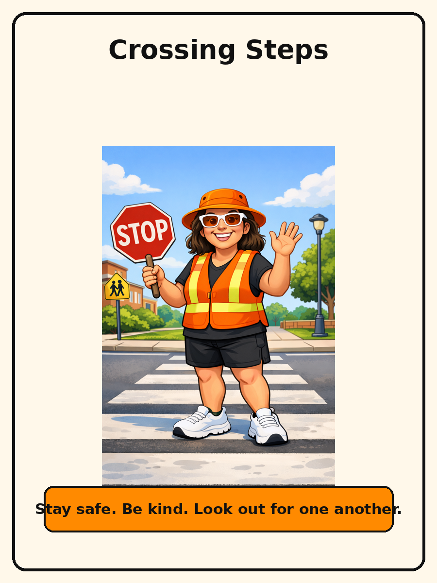 Crossing steps worksheet
